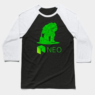 Neo Crypto Neocoin Token Neo Cryptocurrency coin token Baseball T-Shirt